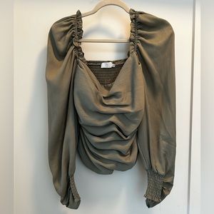 ASTR Green Blouse worn 1x